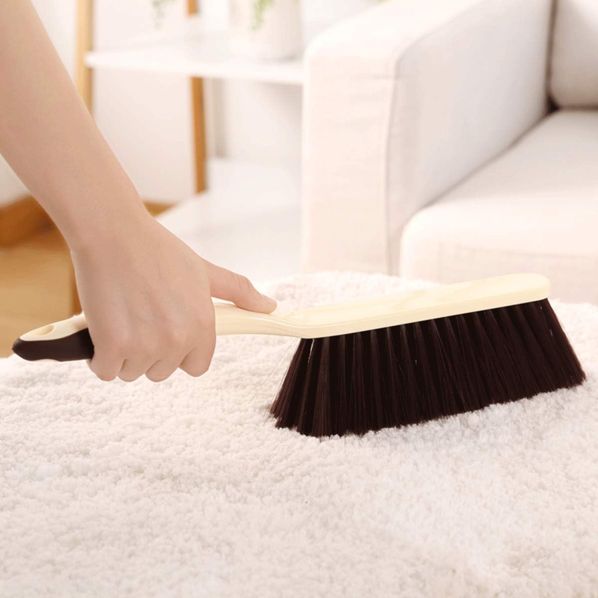 Counter Duster Bed Sheets Debris Cleaning Brush Soft Bristle Clothes Desk Sofa Duster Small