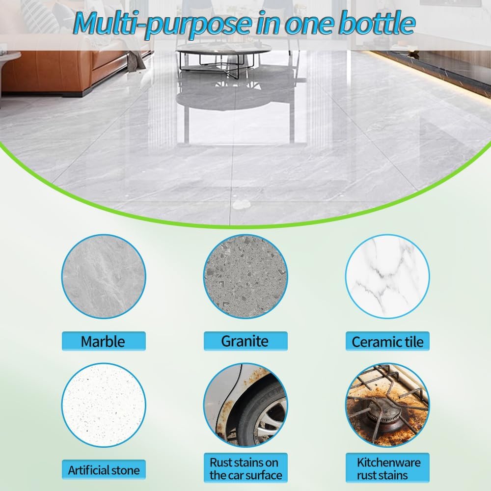 500ml Rust Stain Remover Neutral Metal Cleaner Marble Rust Remover - Powerful and Effective in