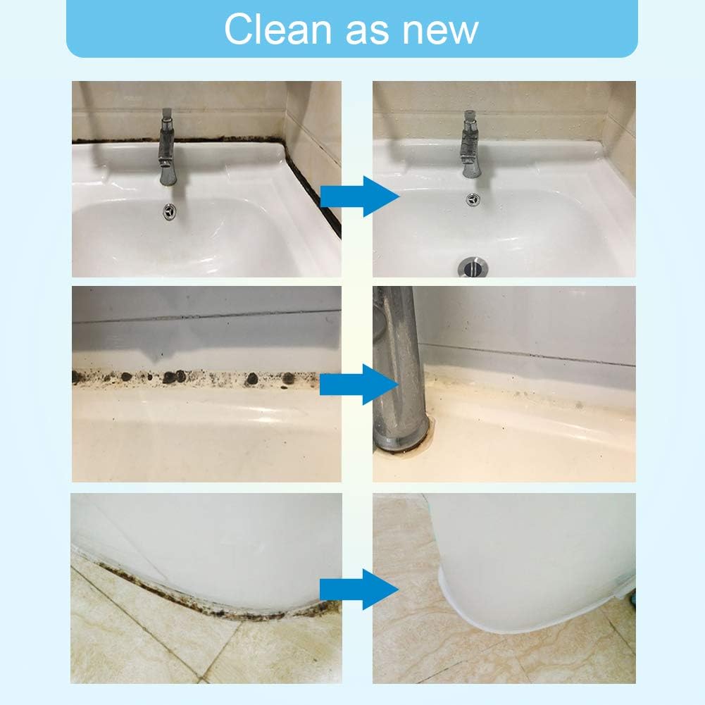 FOLLOWIN Mold and Mildew Bathroom Cleaner Gel 18oz, Household Stain Cleaner for Showers Tiles Grout