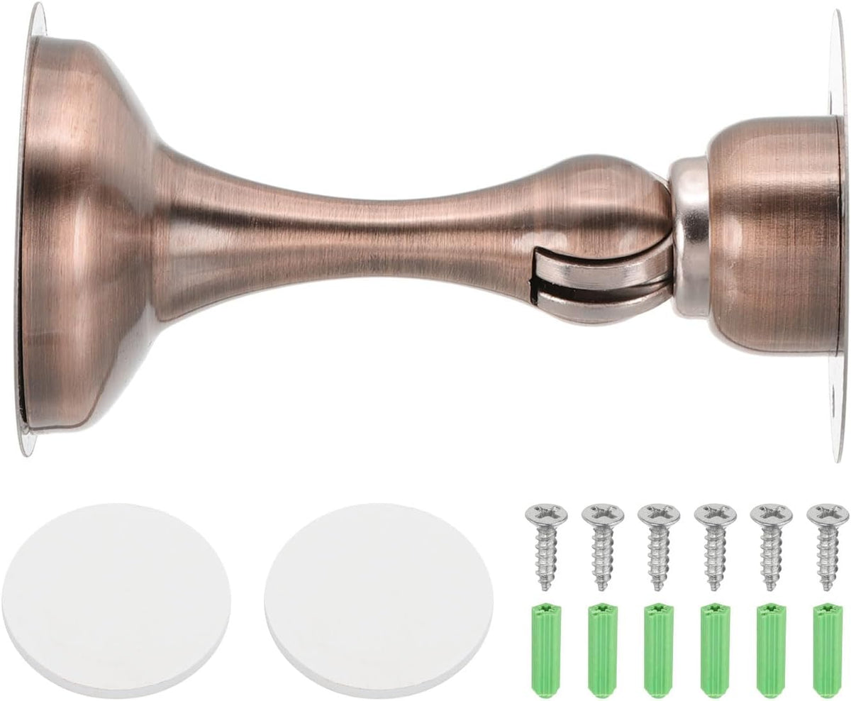 MECCANIXITY Magnetic Door Stoppers Stainless Steel Door Stops, Wall Floor Mounted Doors Holder Keep