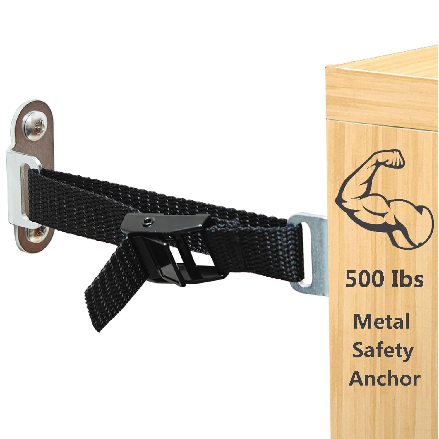 Furniture Anchors for Baby Proofing(2 Sets),Anti Tip Furniture Anchors,Furniture Wall