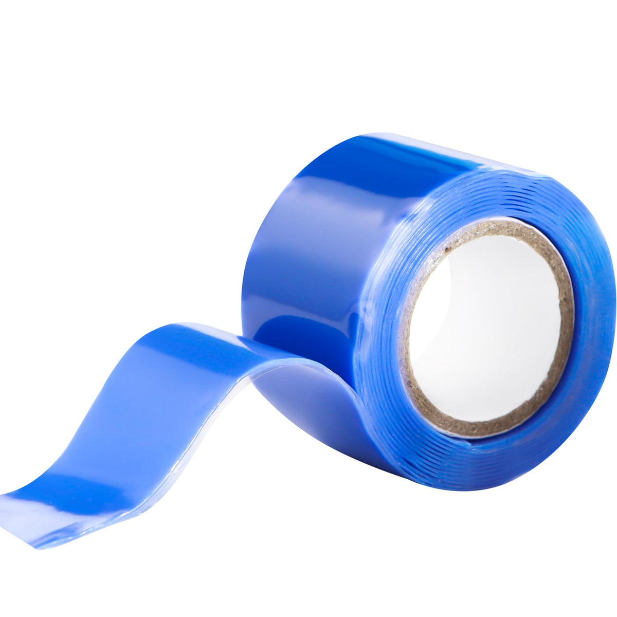 Self Fusing Silicone Tape 1 in x 5' Blue Waterproof Rubber Leak Proof Sealing Silicone Rubber