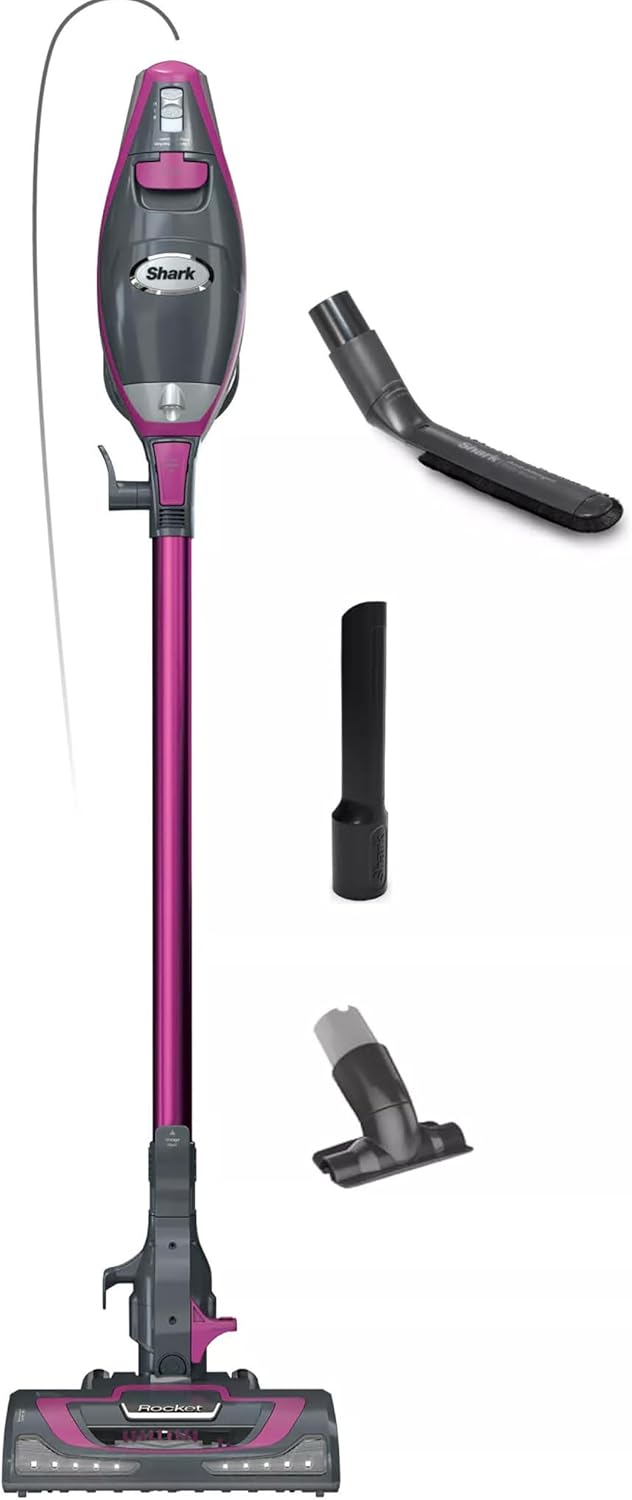 Shark HV371 Rocket Pro DLX Corded Stick, Removable Hand Vacuum, Advanced Swivel Steering, XL Cup