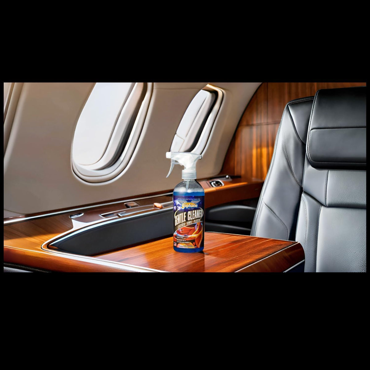 Gliptone Gentle Cleaner, Safe pH Balanced Leather & Vinyl Cleaner, Quick & Easy Spray for Old, New