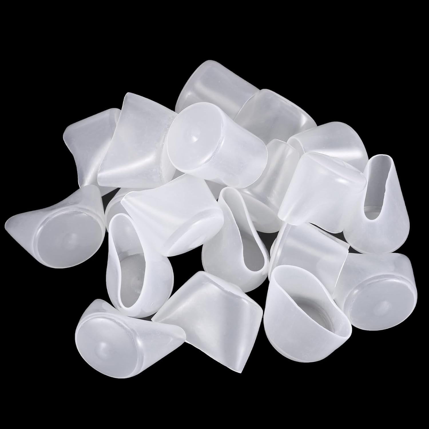 uxcell 20pcs Rubber End Caps 32mm ID Vinyl PVC Round Tube Bolt Cap Cover Screw Thread Protectors