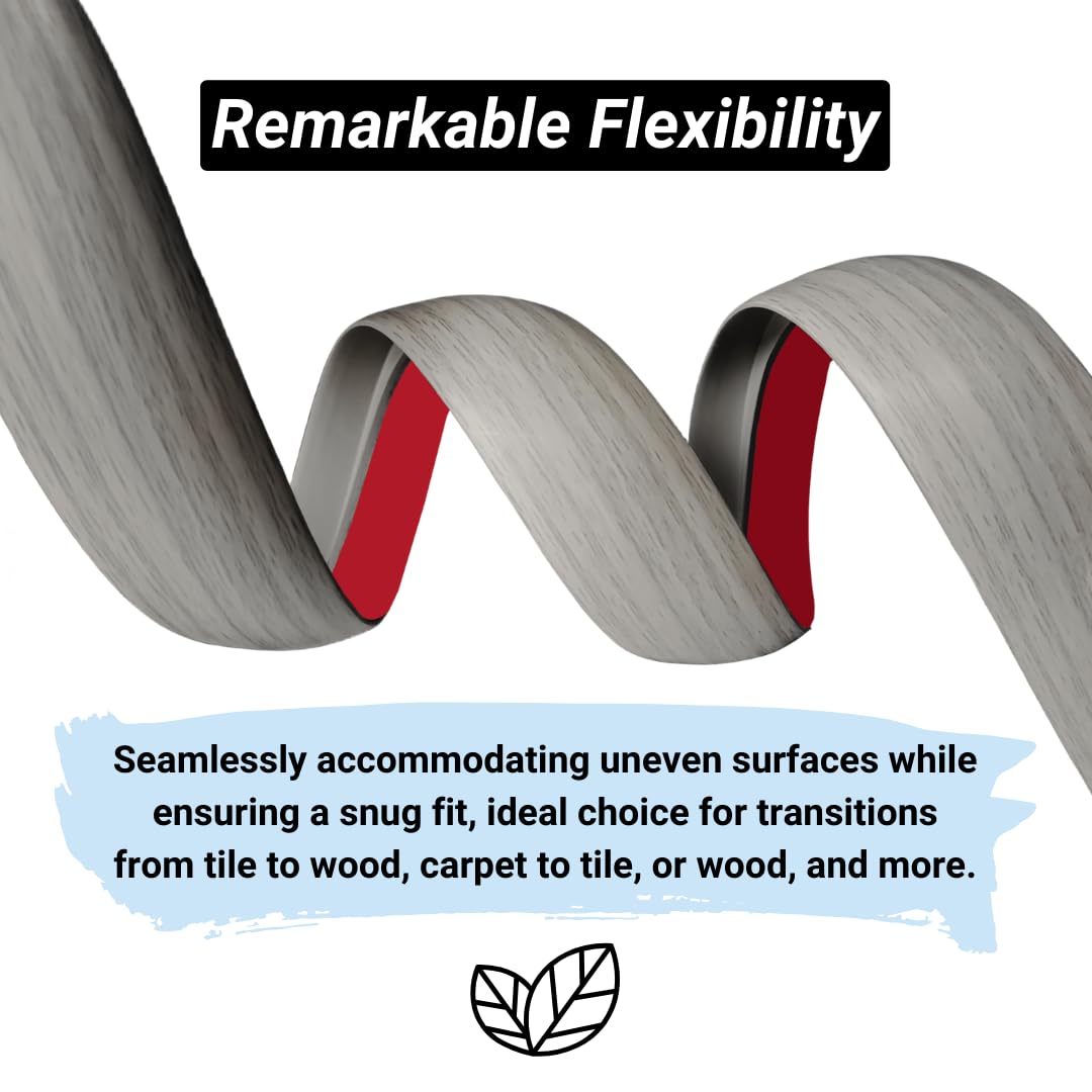 Floor Transition Strip Self Adhesive Carpet Wood Tile Vinyl Flooring Laminate Transition Cover Edge