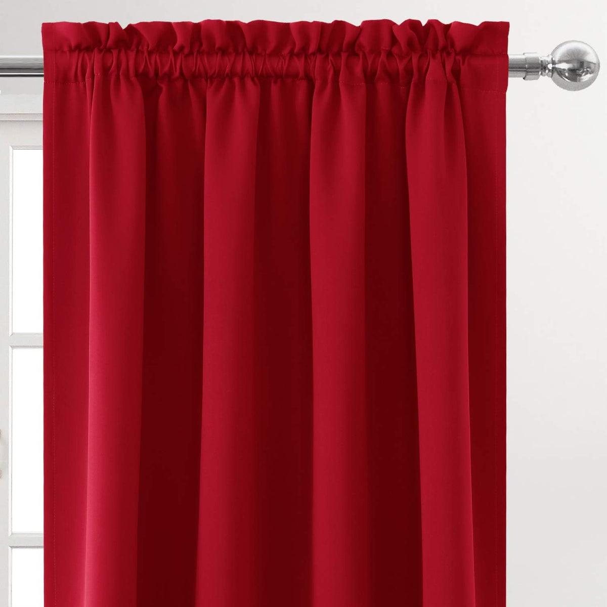 DWCN Christmas Blackout Curtains Room Darkening Thermal Insulated Bedroom Curtains Window Curtain