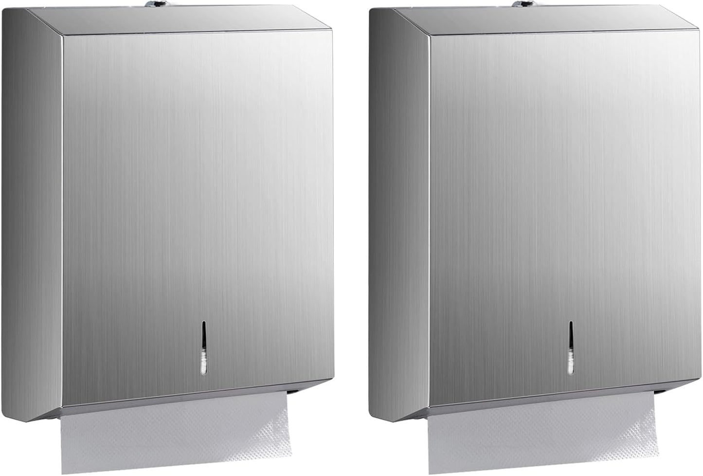 Paper Towel Dispenser Wall Mount - Multifold Trifold Paper Towel Dispensers, Large Capacity