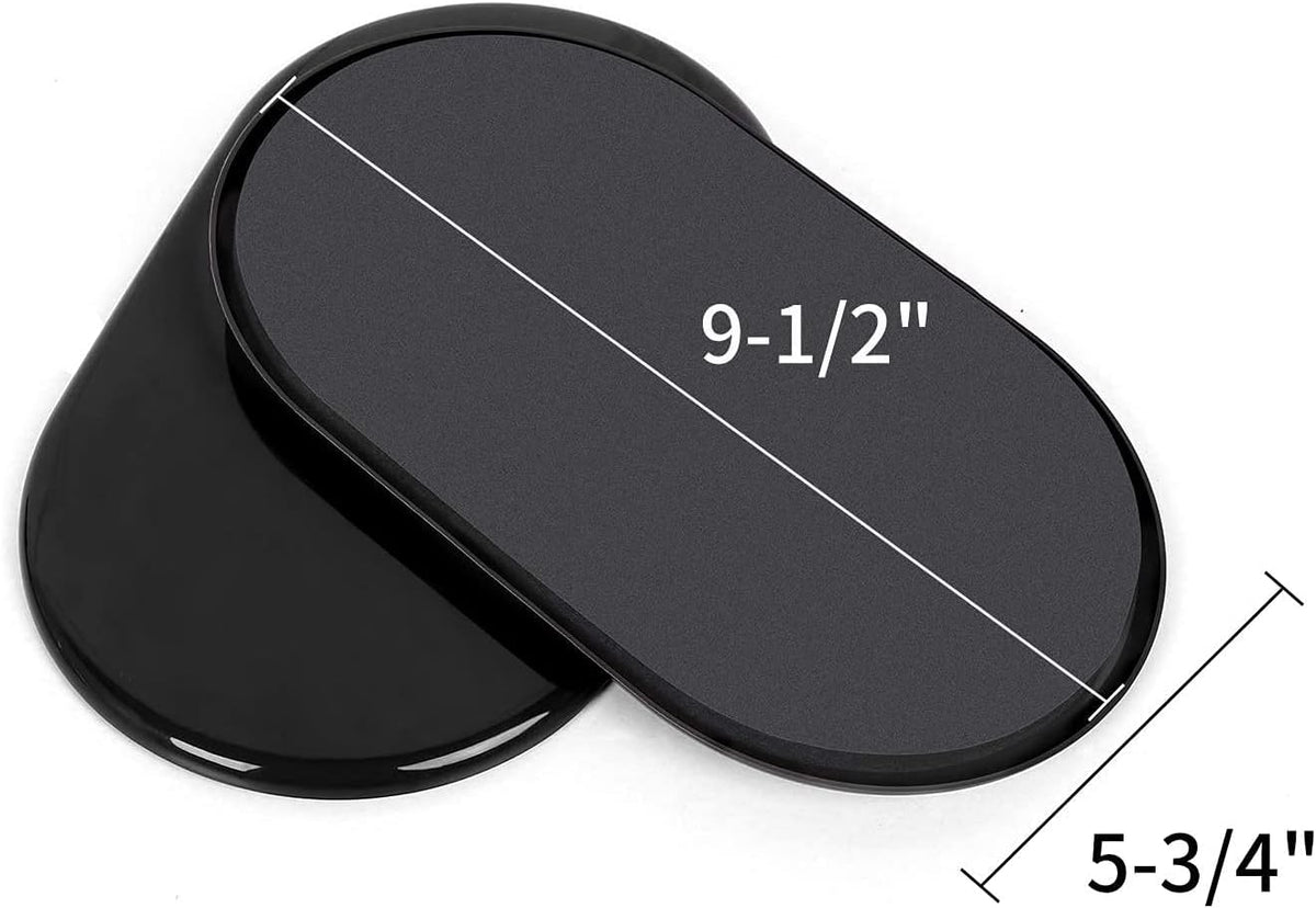 Ezprotekt 8 Pack Large Furniture Movers Sliders for Carpet, 9 1/2" x 5 3/4" Reusable Oval Furniture