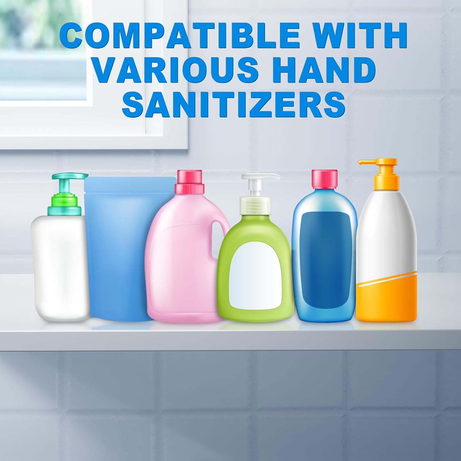 Automatic Liquid Soap Dispenser, 12.8oz/380ml Wall Mount Touchless Soap Dispenser with Sensor
