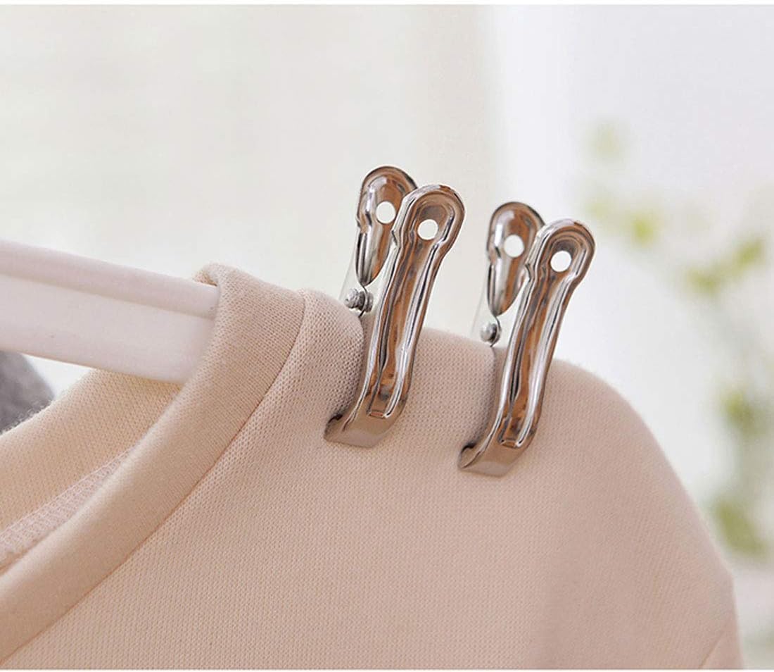 Row Cover Clips 40 Pack 2.2 Inch Stainless Steel Clothes Pins,Towel Clips Beach Towel,Garden
