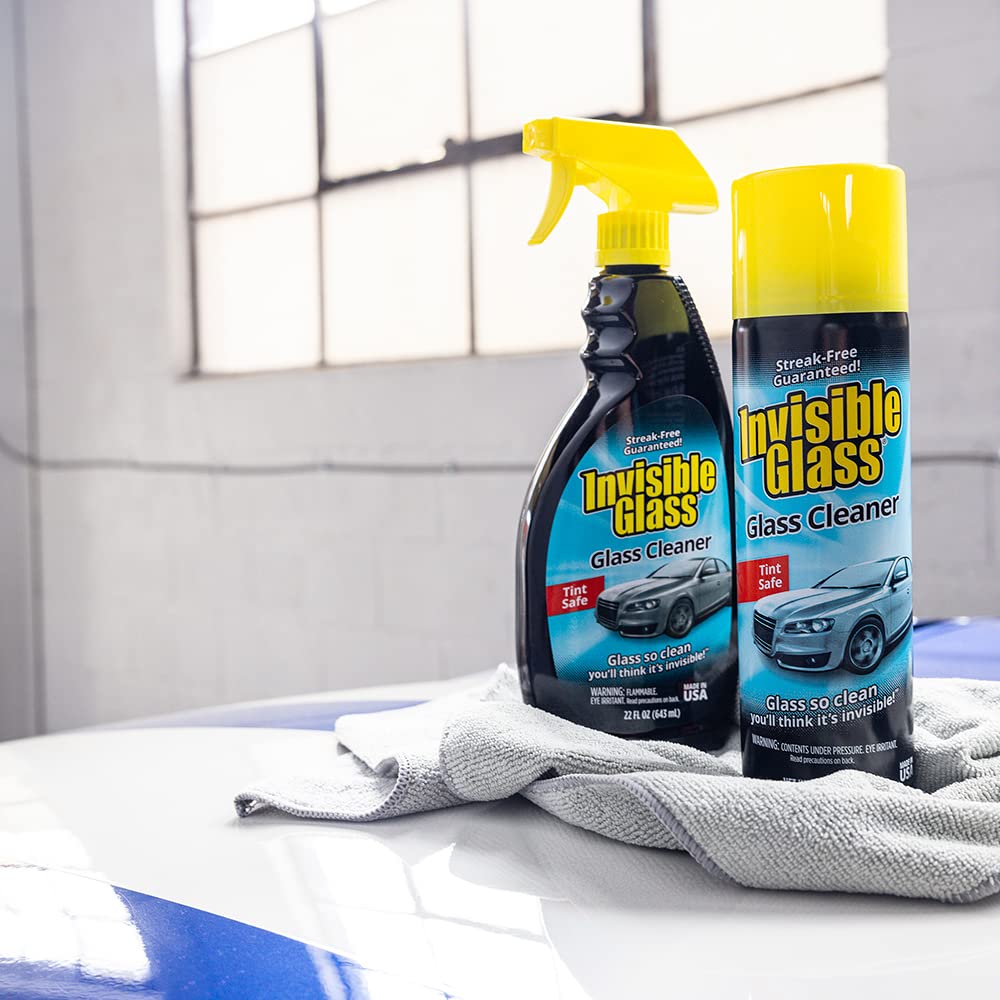Invisible Glass 92164-3PK Premium Glass Cleaner Spray for Car Windshields and Windows, Automotive