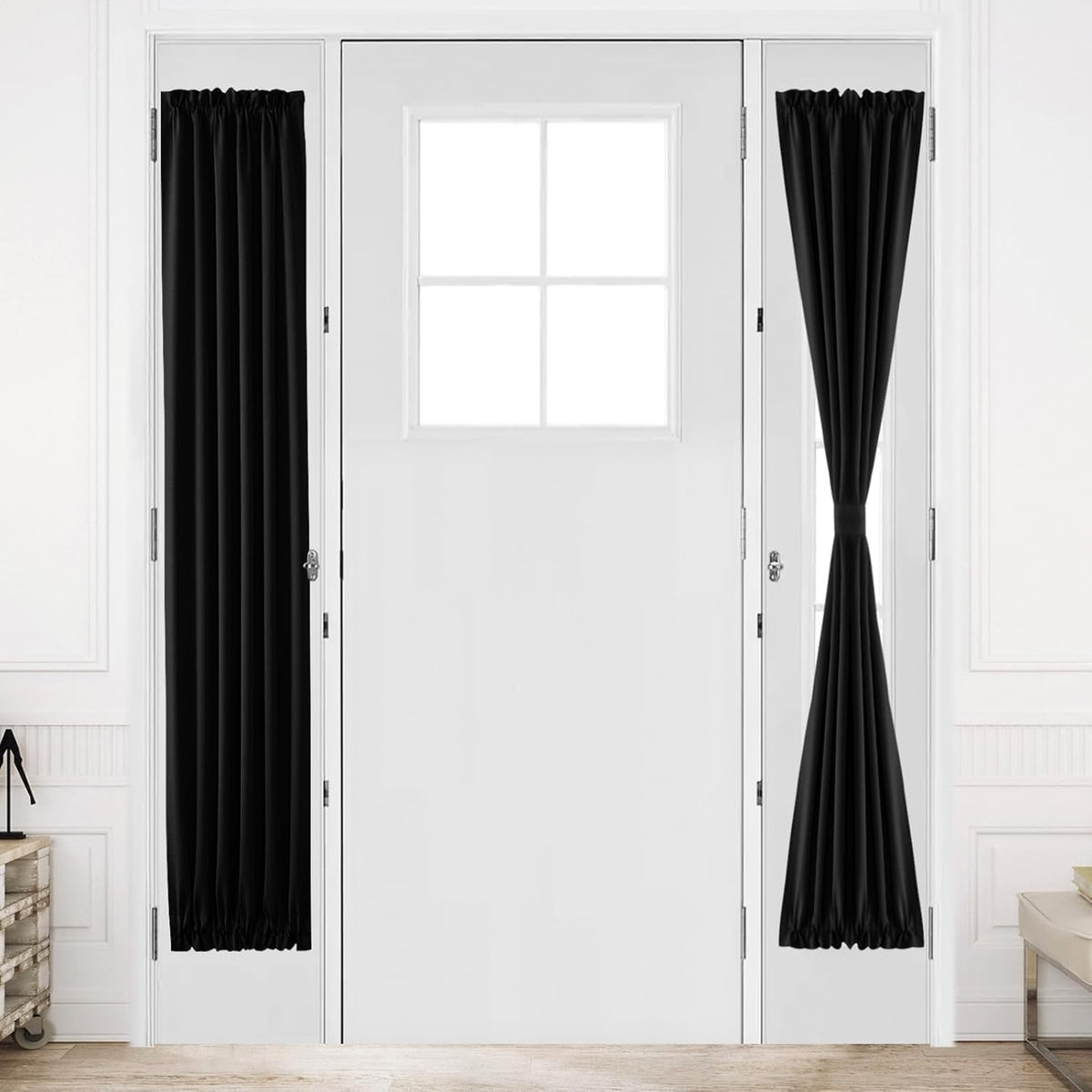 DWCN French Door Curtains – Rod Pocket Thermal Blackout Curtain for Window/Patio