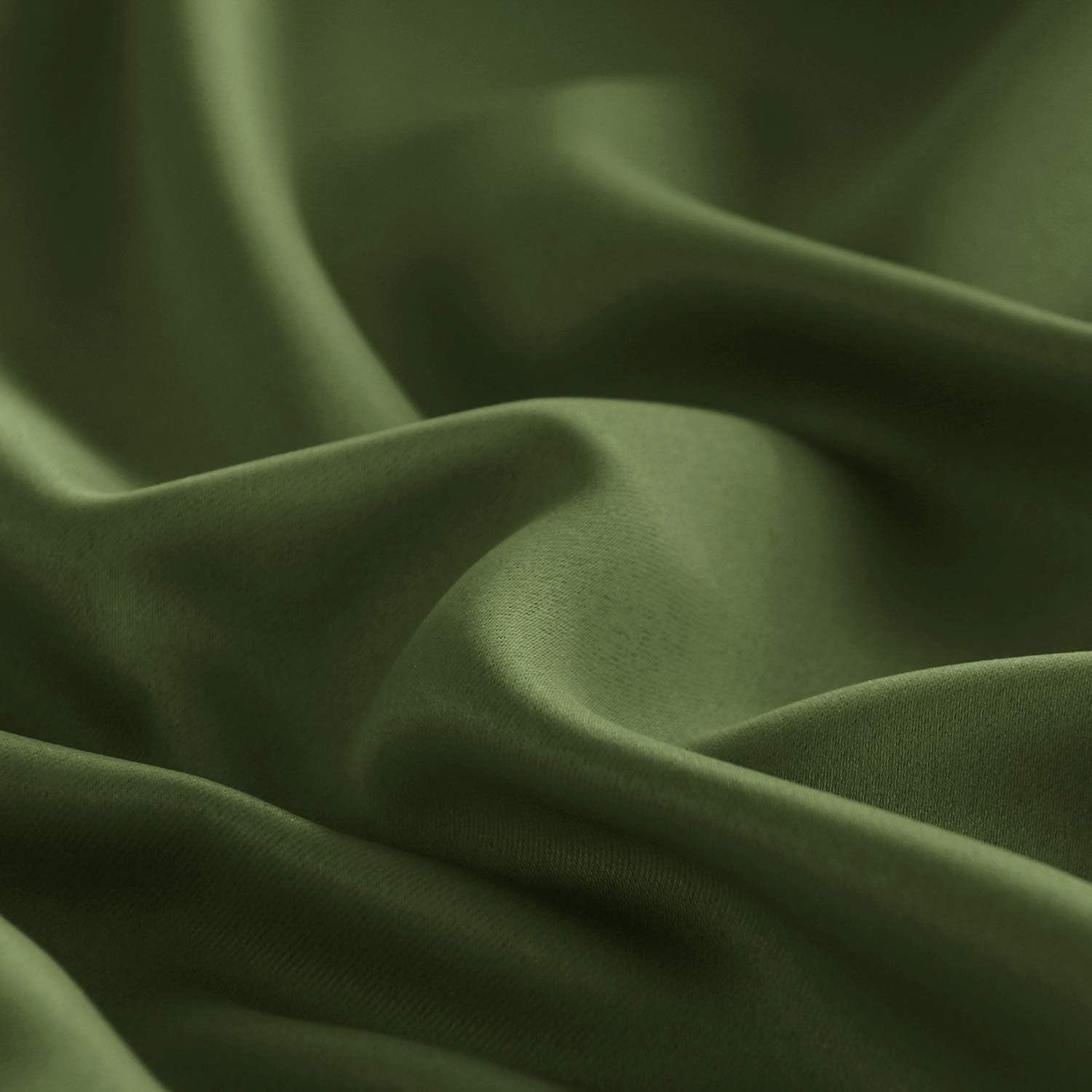 DWCN French Door Curtains – Rod Pocket Thermal Blackout Curtain for Doors with Glass Window