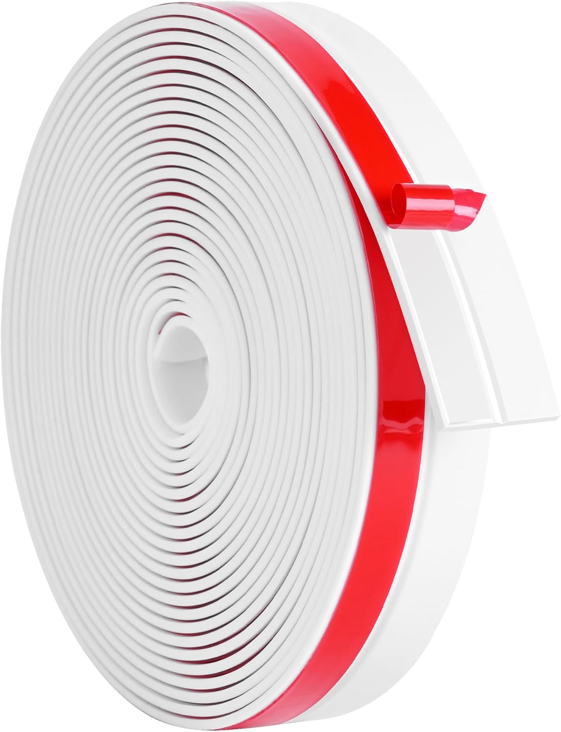 ToLanbbt Weather Stripping Silicone Door Seal Strip 1 in x 20 ft Door Draft Stopper Self Adhesive