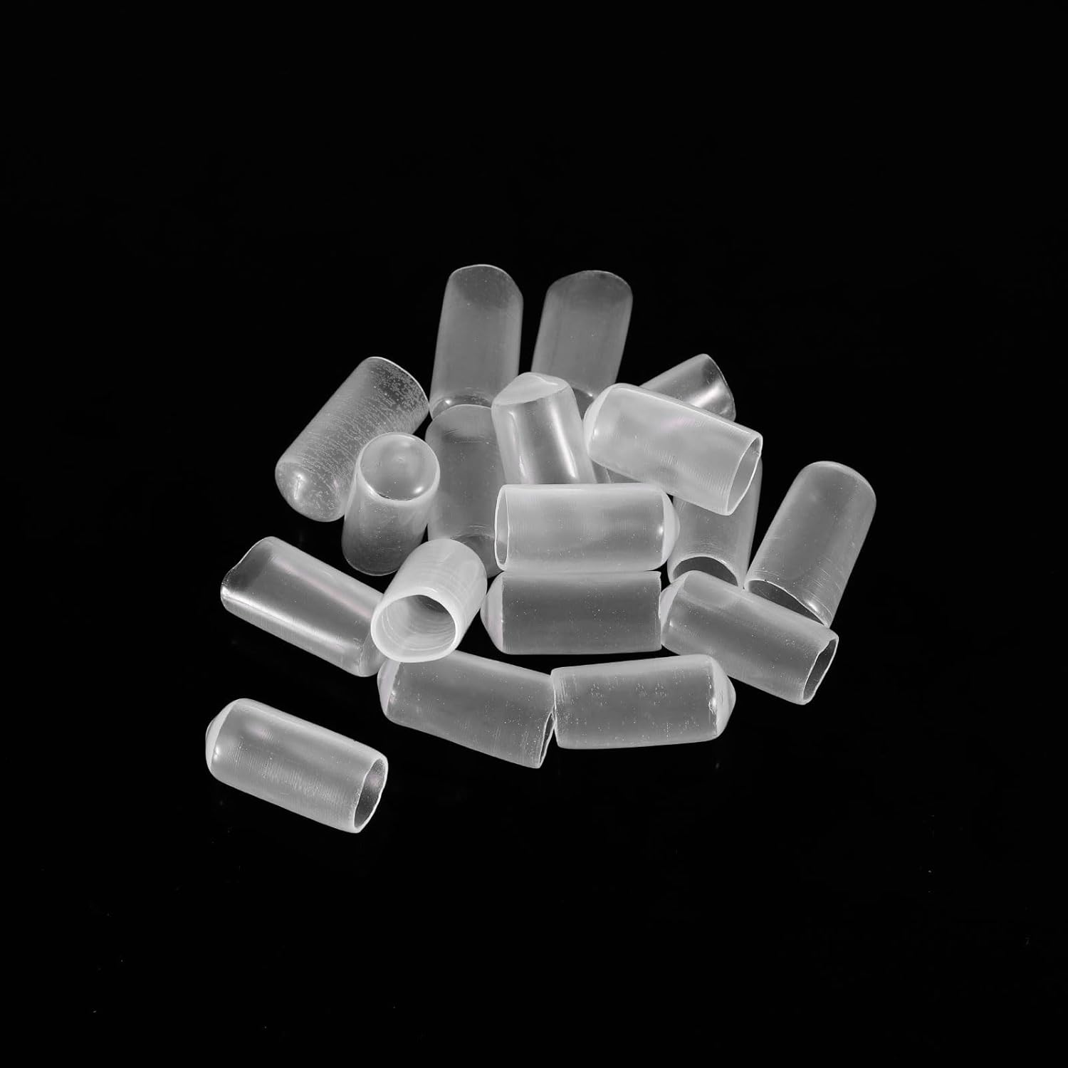 uxcell 20pcs Rubber End Caps 9.5mm(3/8") ID Vinyl PVC Round Tube Bolt Cap Cover Screw Thread
