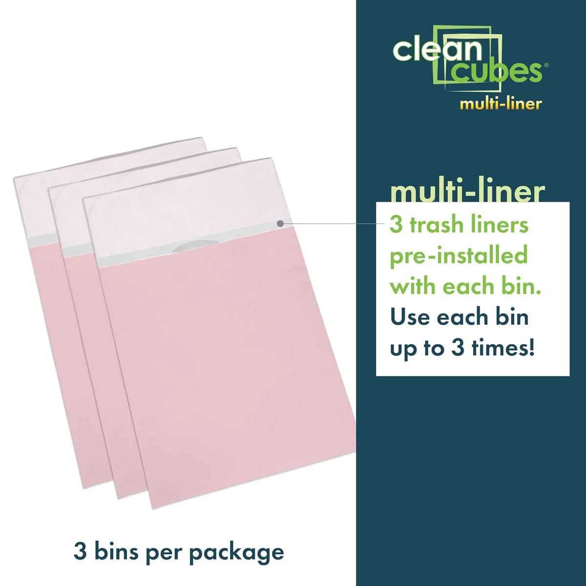 30 Gallon Disposable Pop-Up Trash Cans (3-Pack, Multi-Liner) with Fitted Bags – Foldable Garbage &