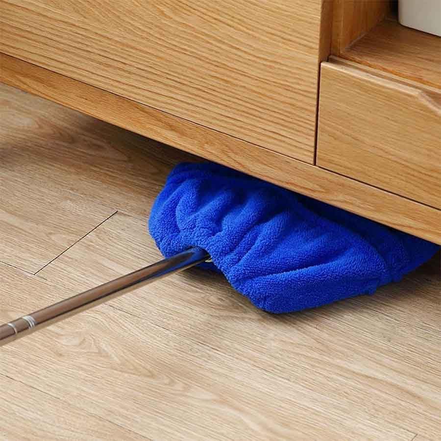 Icexeco Lazy Broom Cover Cloth, Multifunctional Lazy Brooms Cover, Washable Reusable Microfiber