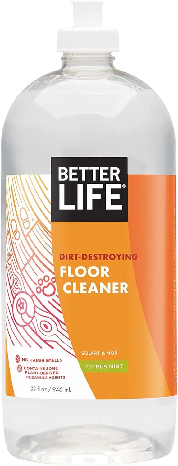 Better Life Floor Cleaner - Liquid Multipurpose Cleaner for Wood, Tile, Laminate, Vinyl, Bamboo