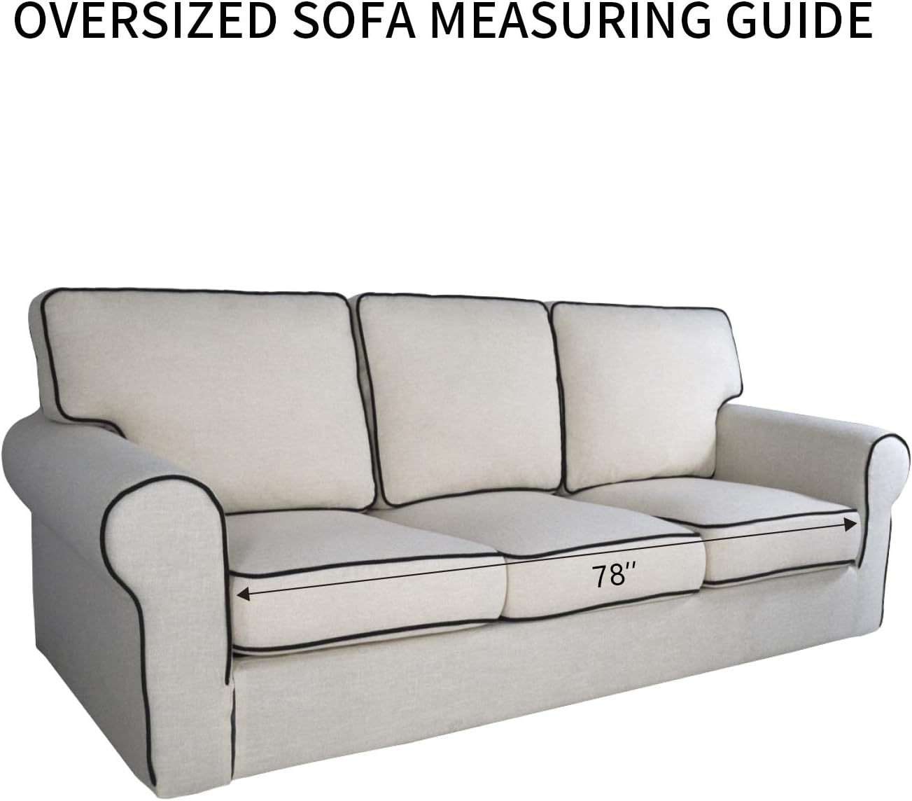 PureFit Reversible Quilted Sofa Cover, Water Resistant Slipcover Furniture Protector, Washable