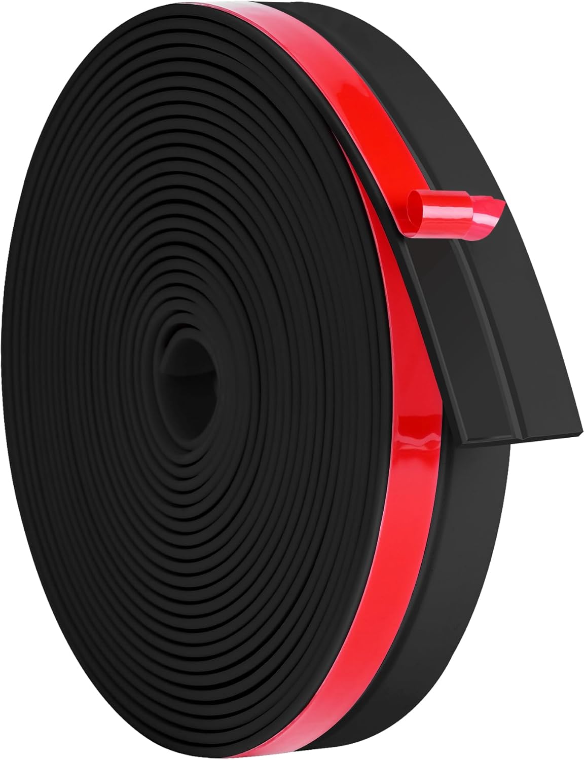 ToLanbbt Weather Stripping Silicone Door Seal Strip 1 in x 20 ft Door Draft Stopper Self Adhesive