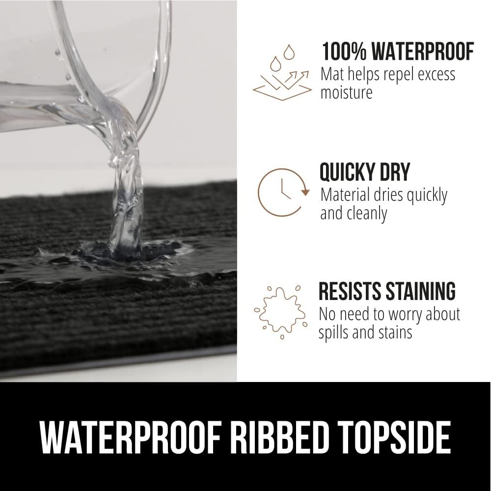 GORILLA GRIP Traffic Guard Door Mat, 59x24, Heavy Duty Welcome Mats, Commercial Office Space