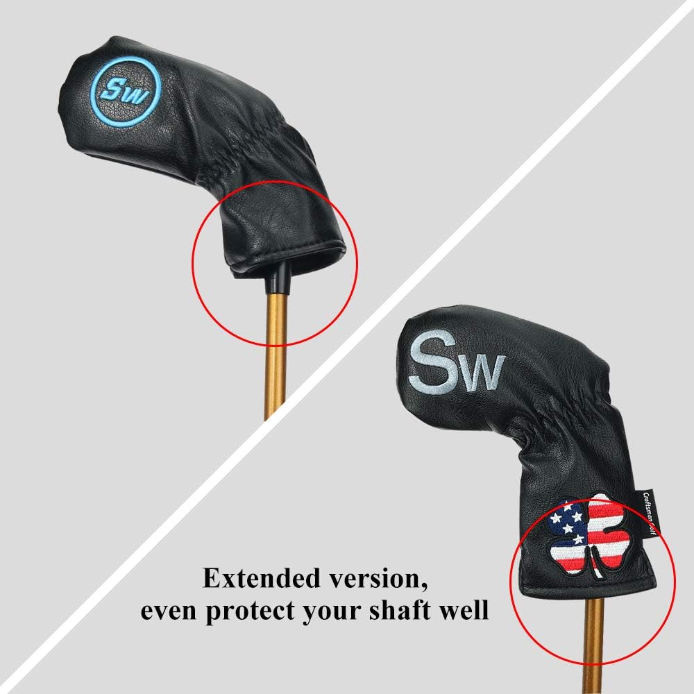 CRAFTSMAN GOLF 11pcs /Set USA US Flag Clover Leather Left Right Black White Green Dark Blue Iron