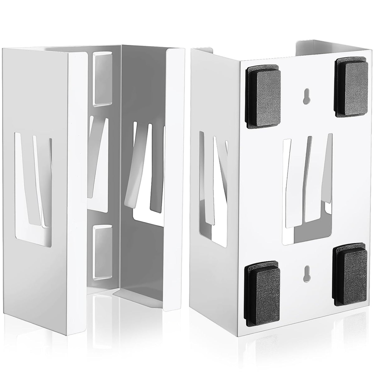 Lounsweer 2 Pcs Magnetic Glove Dispenser Holders Wall Mount Boxes of Gloves Commercial Quality