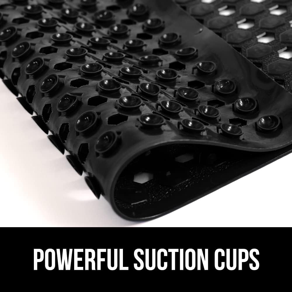 GORILLA GRIP Patented Square Shower Stall Mat, Small Bathtub Floor Mats for Stand Up Showers