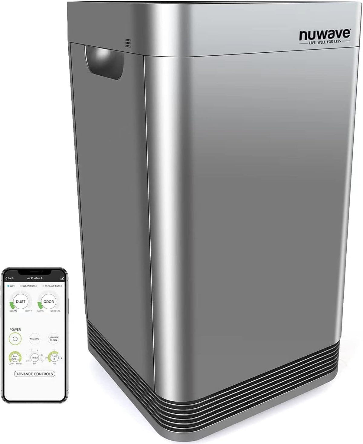Nuwave OxyPure Ultra Clean Air Purifiers for Extra Large Room, Office, 5 Stage Filtration System