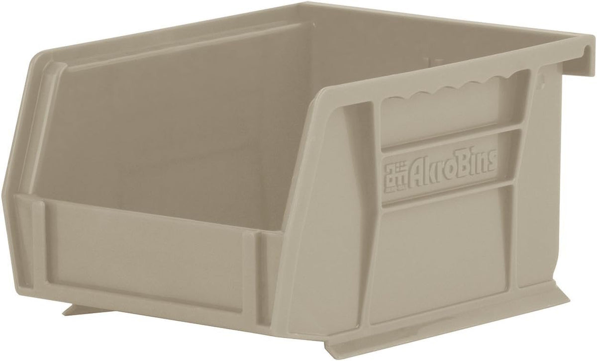 Akro-Mils 30210 AkroBins Plastic Storage Bins, Space-Saving Stackable Bins for Garage, Pantry