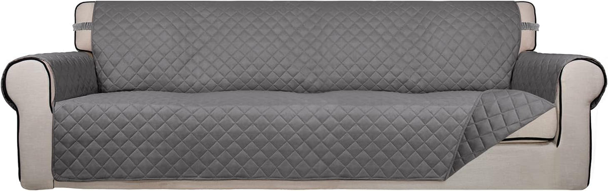PureFit Reversible Quilted Sofa Cover, Water Resistant Slipcover Furniture Protector, Washable
