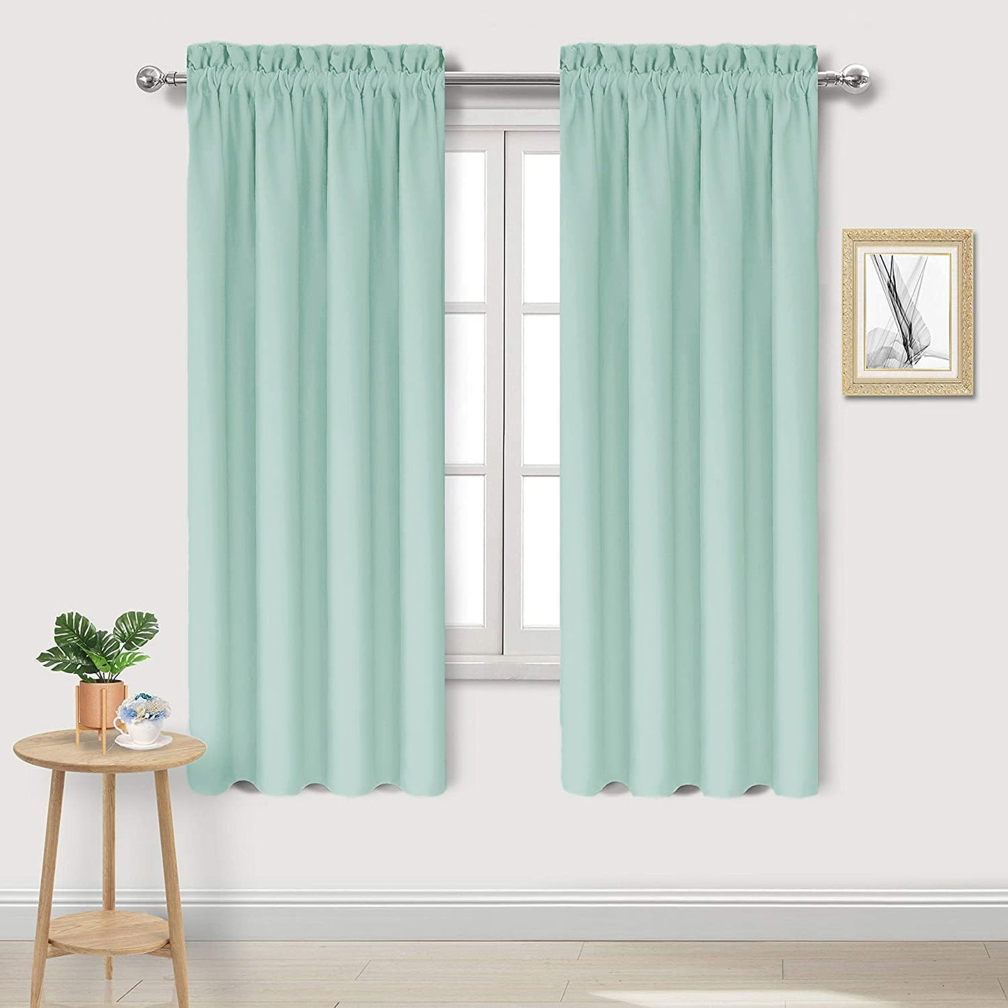 DWCN Blackout Curtains for Living Room Thermal Insulated, Energy Saving & Noise Reducing Bedroom