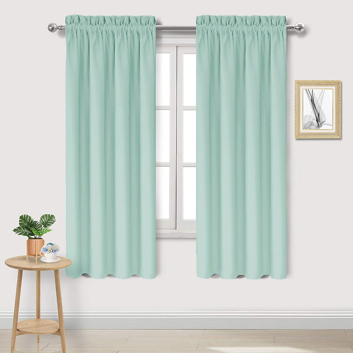 DWCN Blackout Curtains for Living Room Thermal Insulated, Energy Saving & Noise Reducing Bedroom