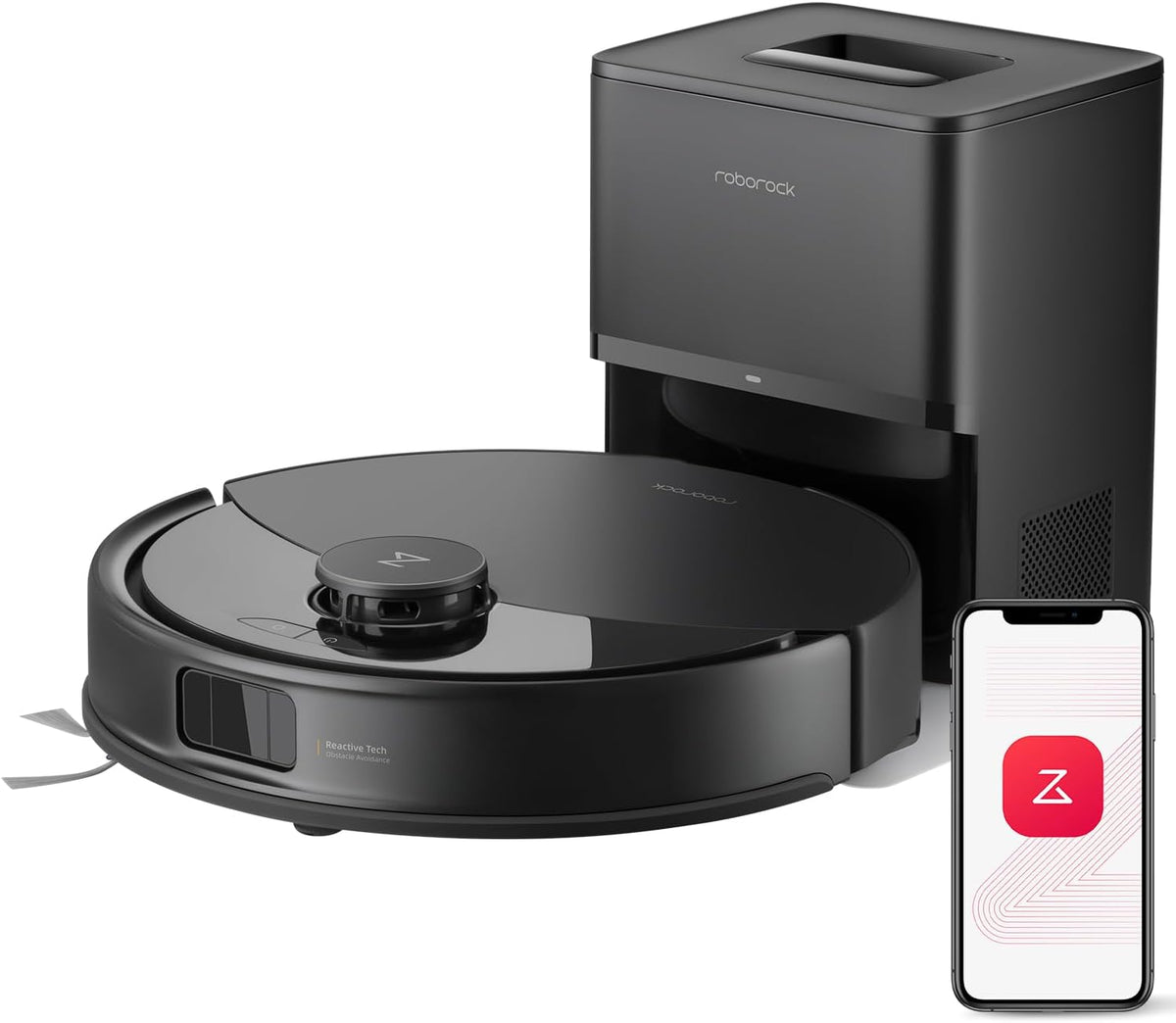 roborock Q10 X5+ Robot Vacuum and Mop, Self-Emptying, Hands-Free Cleaning for up to 7 Weeks