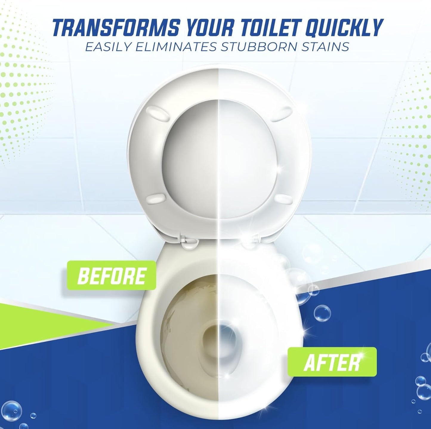 True Fresh Toilet Bowl Cleaner Tablets 26 Pack – Deodorizer & Septic Safe – Deep Cleaning, Odor