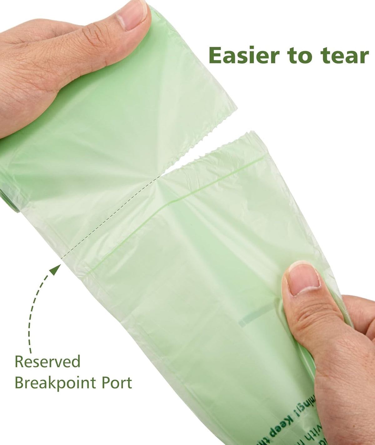 AYOTEE Small Compost Bags 2.6 Gallon Trash Bag, 150 Count Compostable Trash Bags 2.6 Gallon Compost