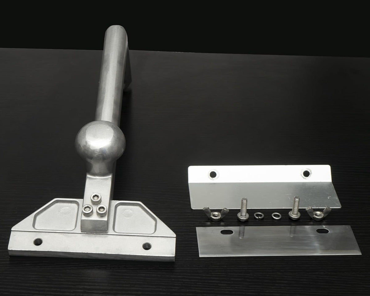 Professional Heavy Duty Grill Scraper for Flat Tops with Stainless Steel Scraper Blade, Flat Top