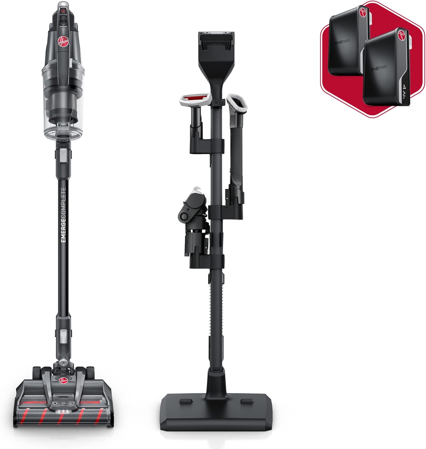 Hoover ONEPWR WindTunnel Emerge Complete Cordless Stick Vacuum Cleaner, Lightweight Stick Vac