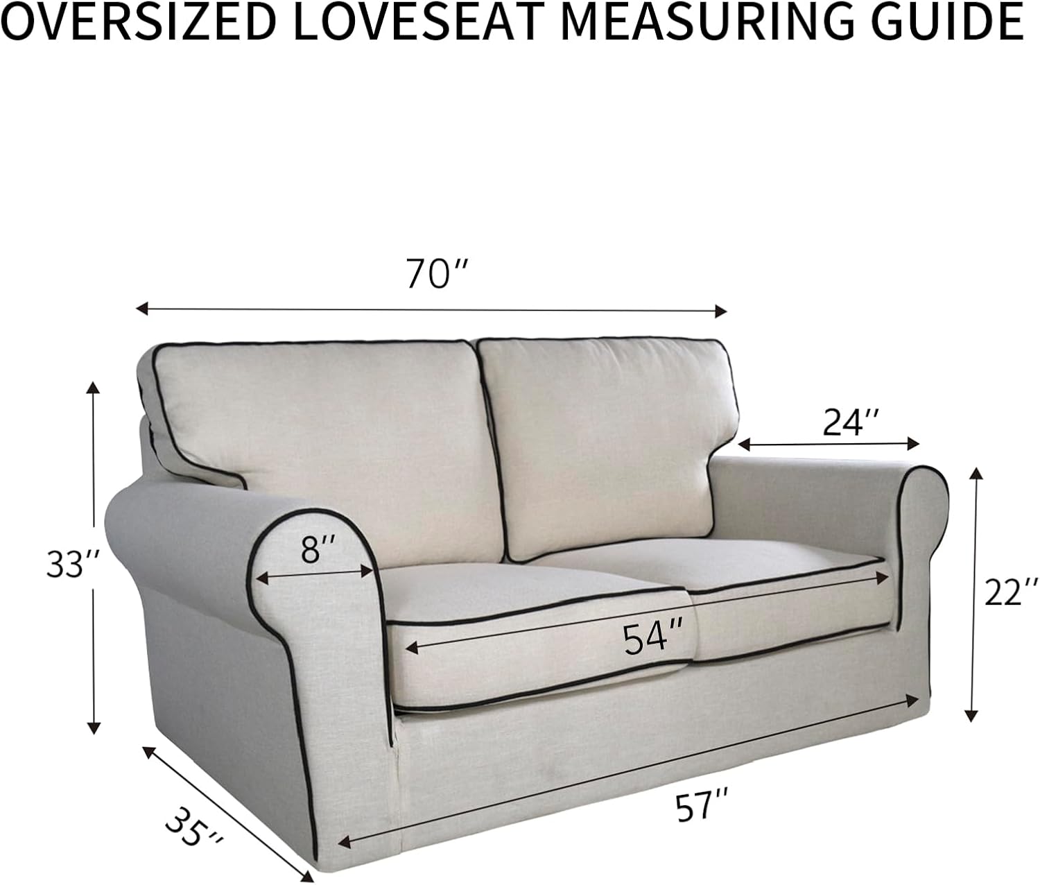 PureFit Reversible Quilted Sofa Cover, Water Resistant Slipcover Furniture Protector, Washable