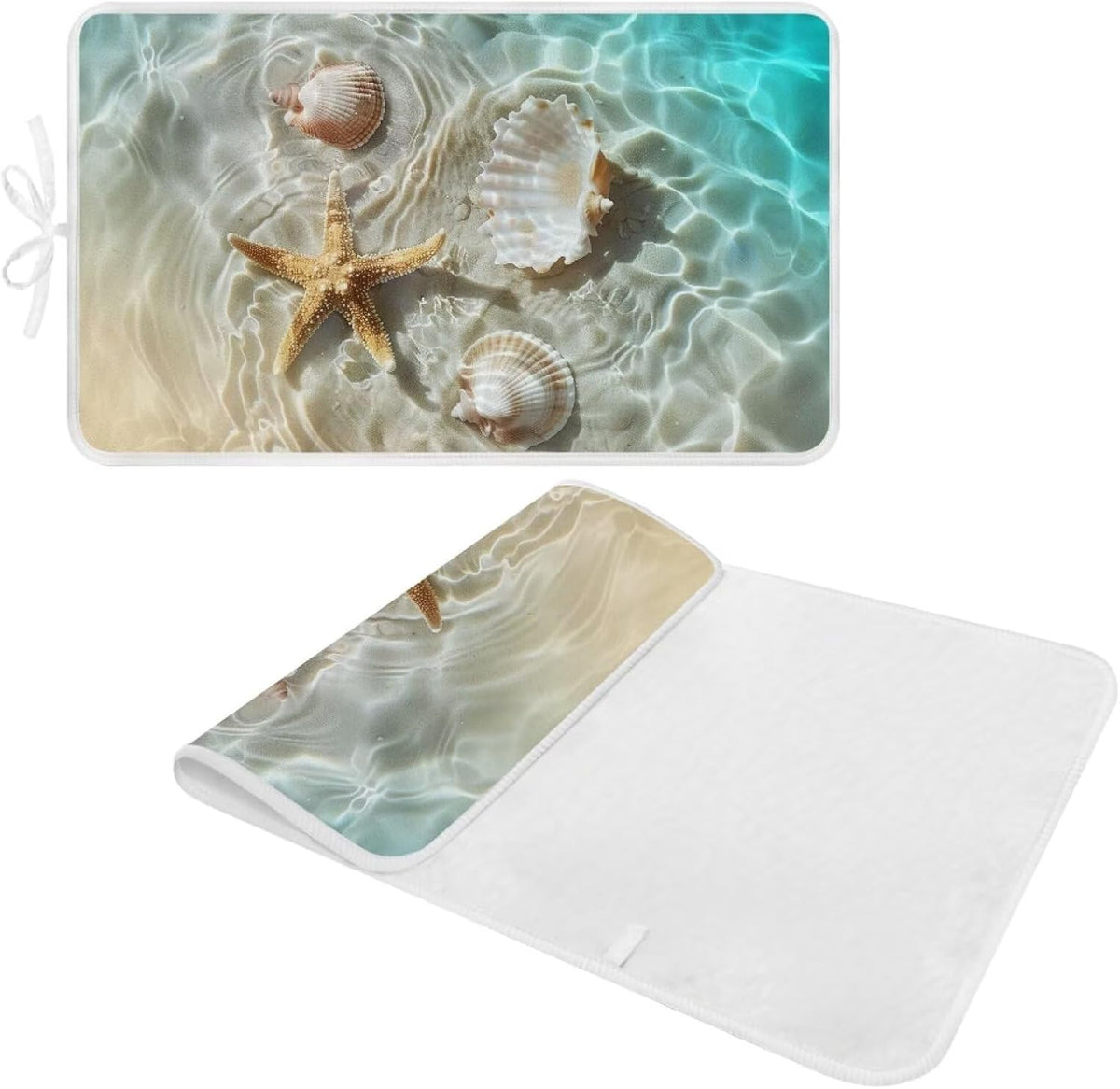 Ironing Mat Thickened Beach Starfish Ironing Blanket Travel Portable Ironing Pad Travel Isolate