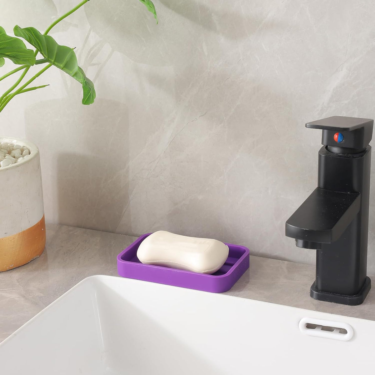 Silicone Kitchen Sink Organizer Tray for Multiple Usage,Easy Clean Sponges Holder for Kitchen