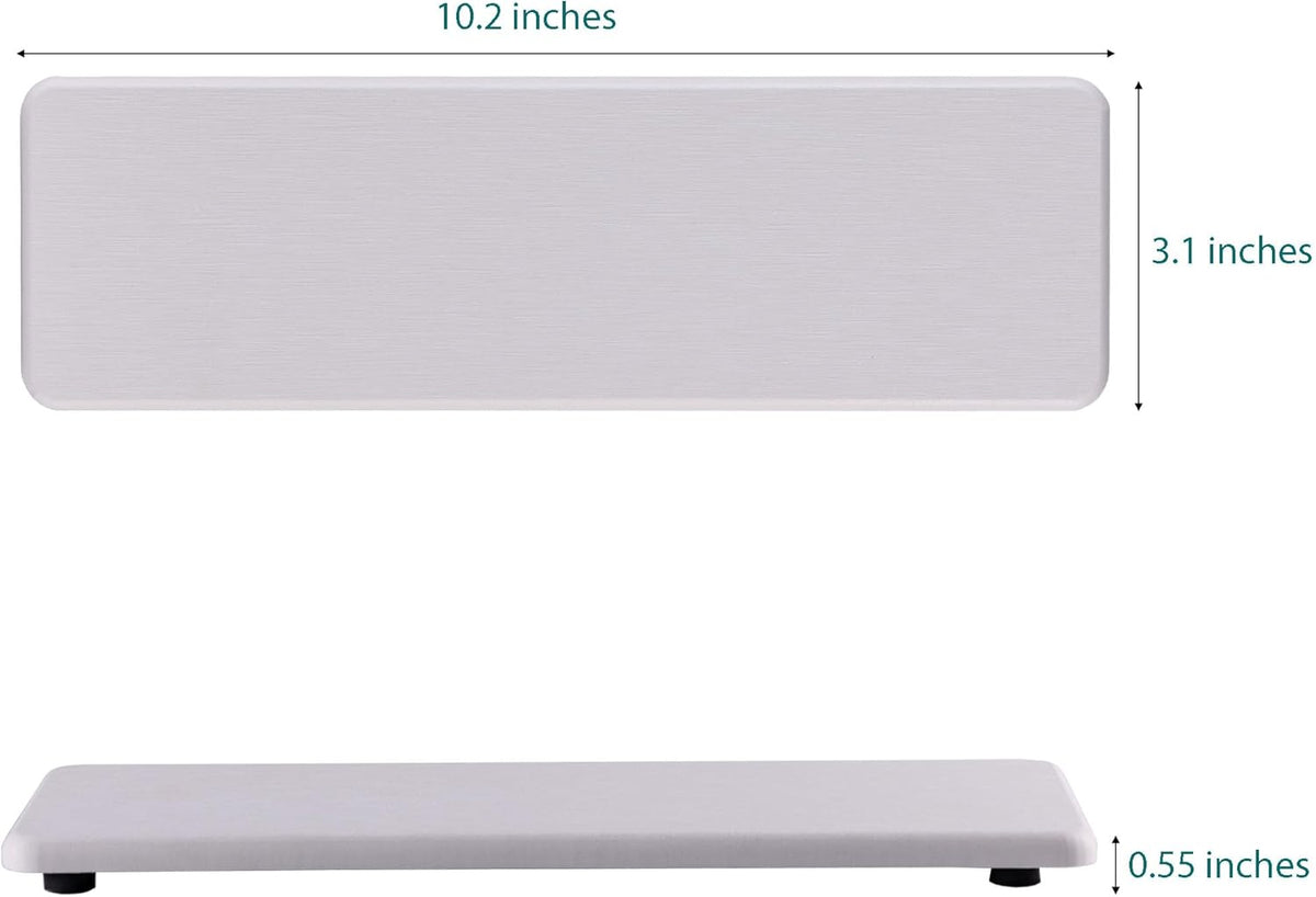 2 Pcs Water Absorbing Stone Trays, Kitchen/Bathroom Sink Soap Dish, Diatomite Tray Used for Hand
