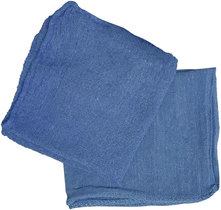 Shop Towels (Blue, 2000-Pack) - Bulk Cleaning Towel in a Bag, Mechanic Cotton Wipes for Car