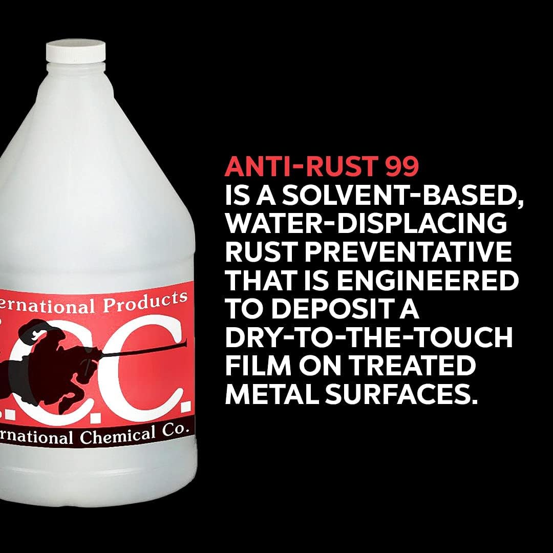 Anti-Rust 99 High-Performance Evaporative Solvent Rust and Corrosion Preventative; MIL C 16173 D