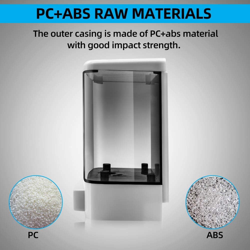Soap Dispenser Wall Mount, 1000ML Commercial Manual Soap Dispenser Wall Mounted for Bathroom