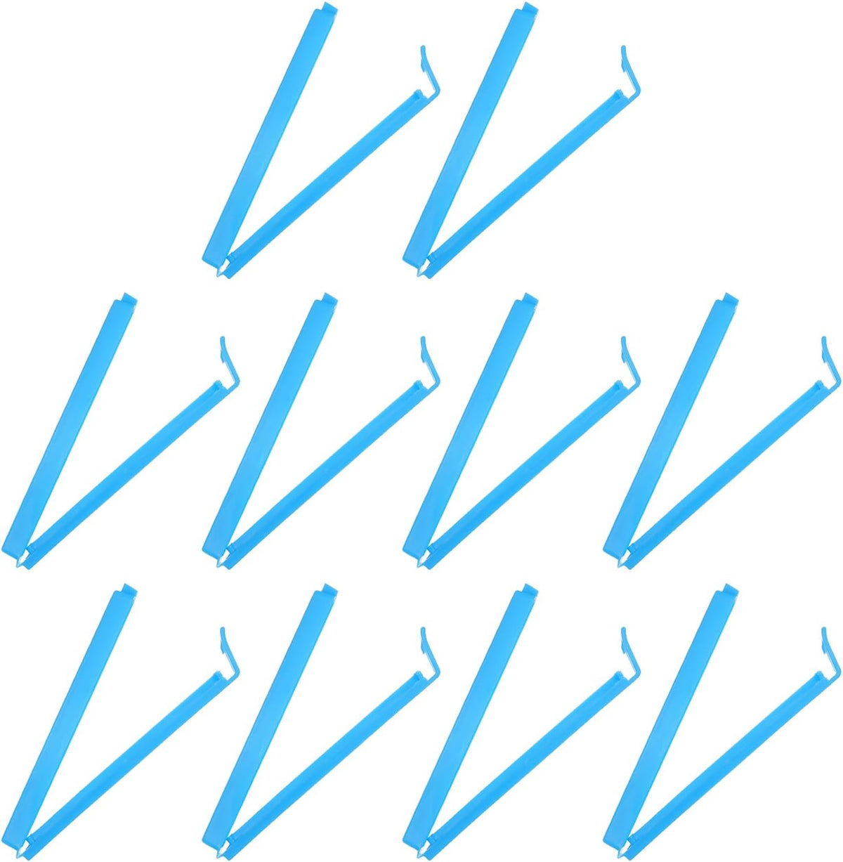 PATIKIL Sealing Clips 4.3 Inch, 10 Pack Reusable Plastic Bag Clip Clamp Sealer for Food Storage