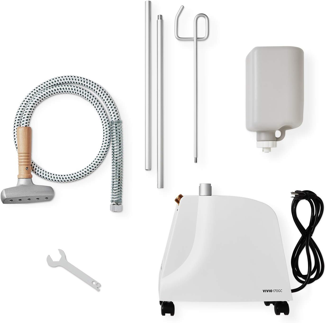 Reliable VIVIO 170GC Garment Steamer - 1300W Professional Steamer for Clothes with Fabric Brush