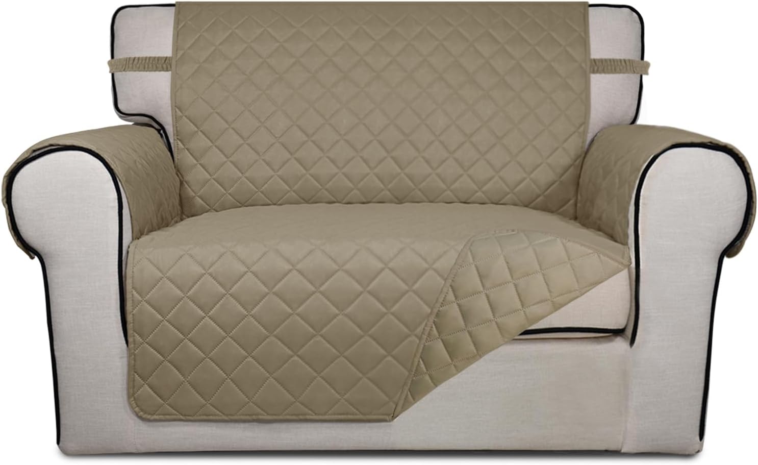 PureFit Reversible Quilted Sofa Cover, Water Resistant Slipcover Furniture Protector, Washable