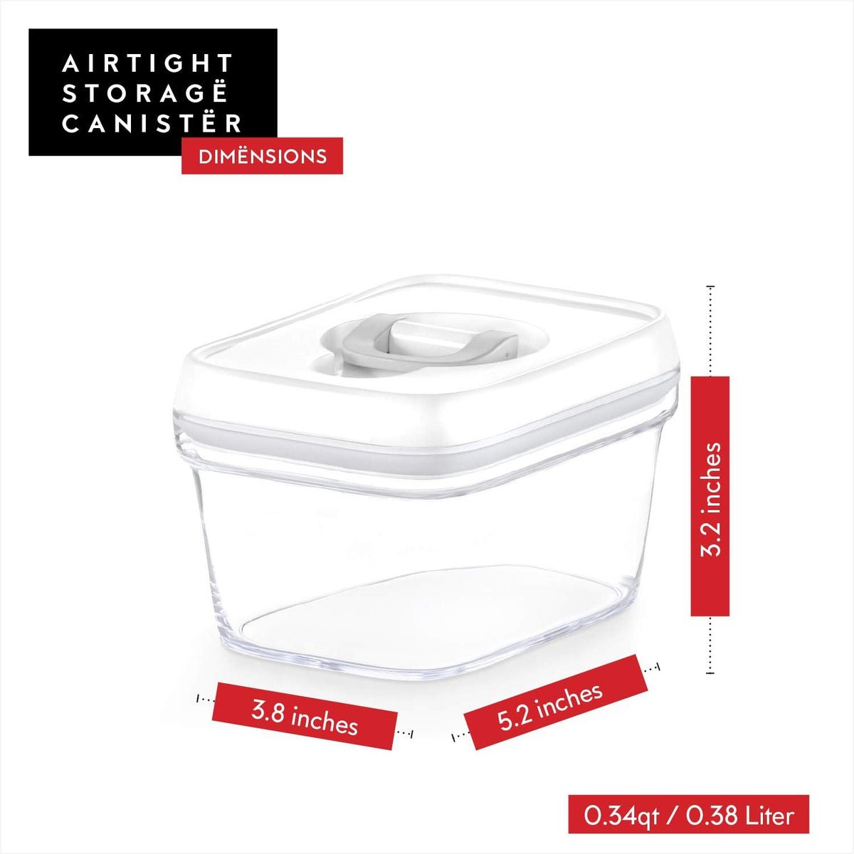 DWËLLZA KITCHEN Airtight Food Storage Containers with Lids – 6 Pieces All Same Size - Pantry